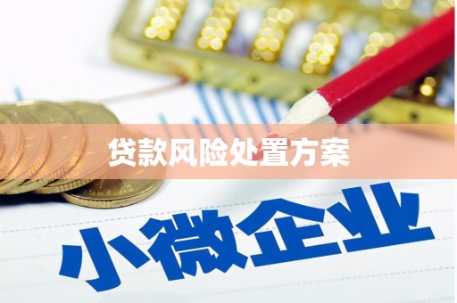 牙克石贷款风险处置方案